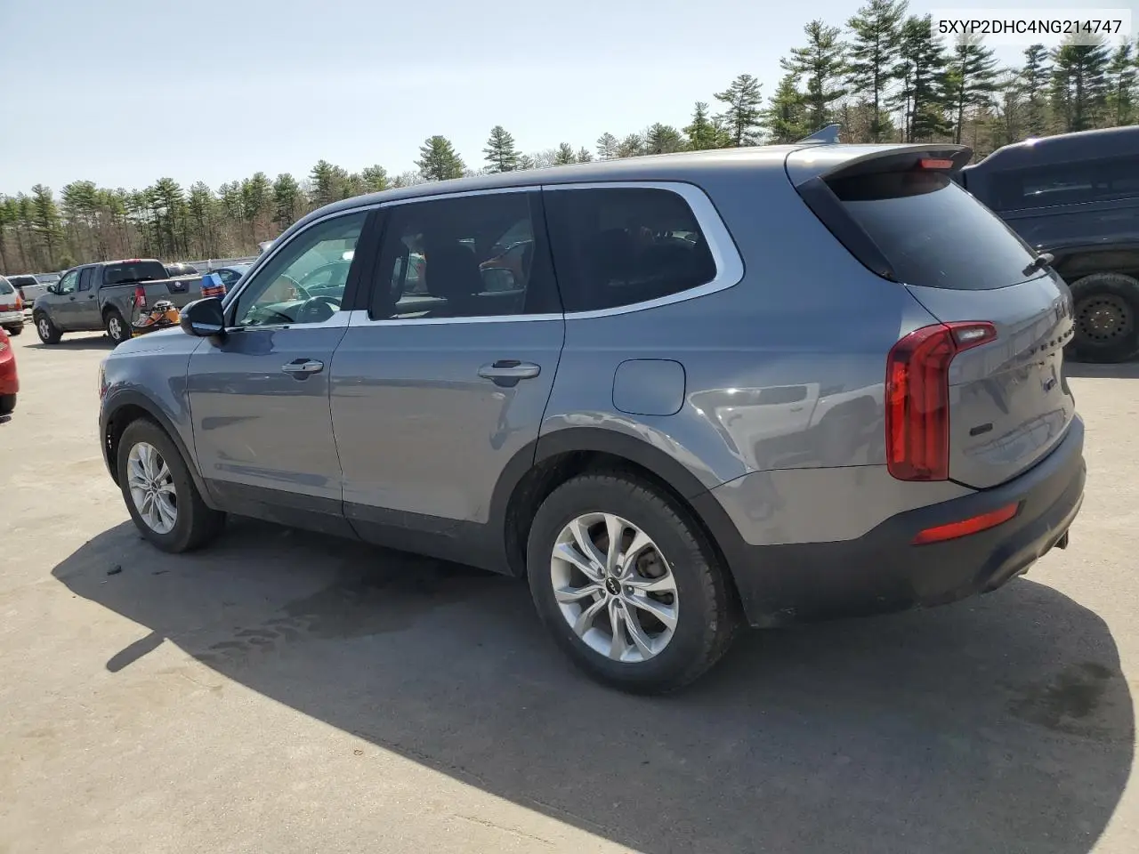 2022 Kia Telluride Lx VIN: 5XYP2DHC4NG214747 Lot: 54556575