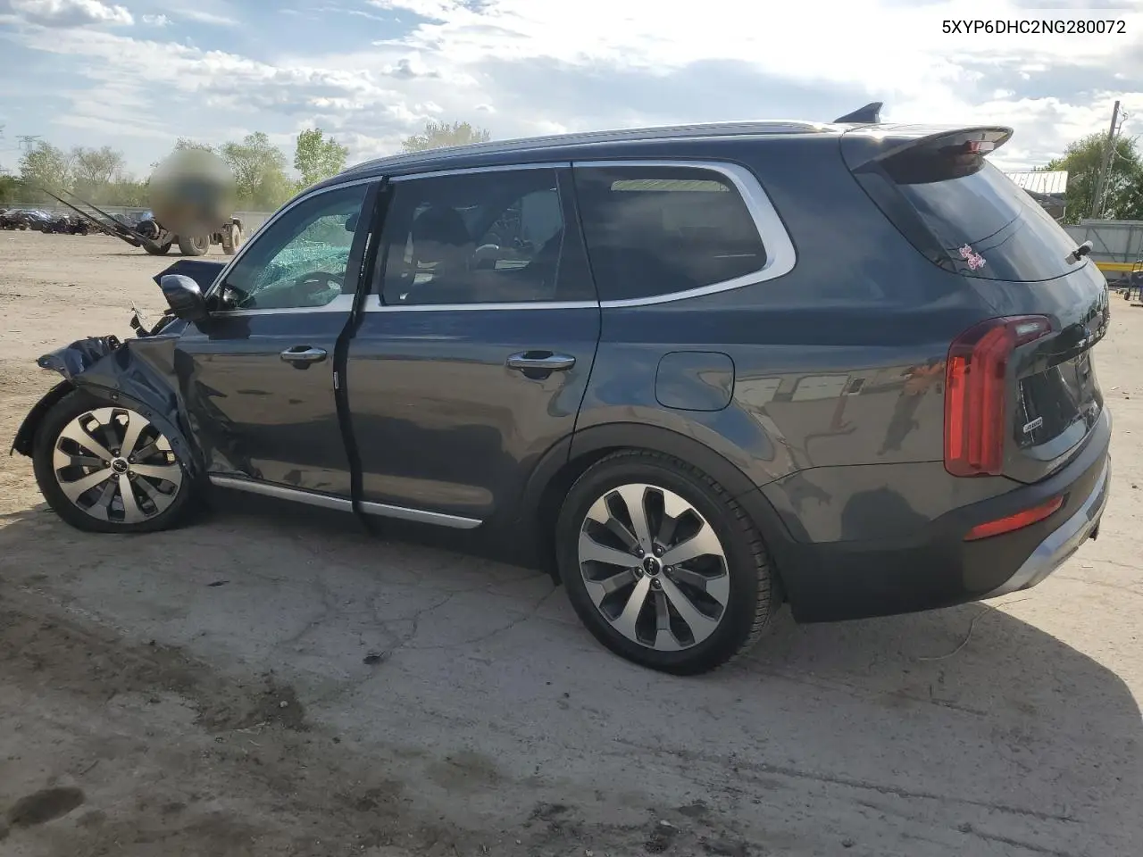 2022 Kia Telluride S VIN: 5XYP6DHC2NG280072 Lot: 56173785