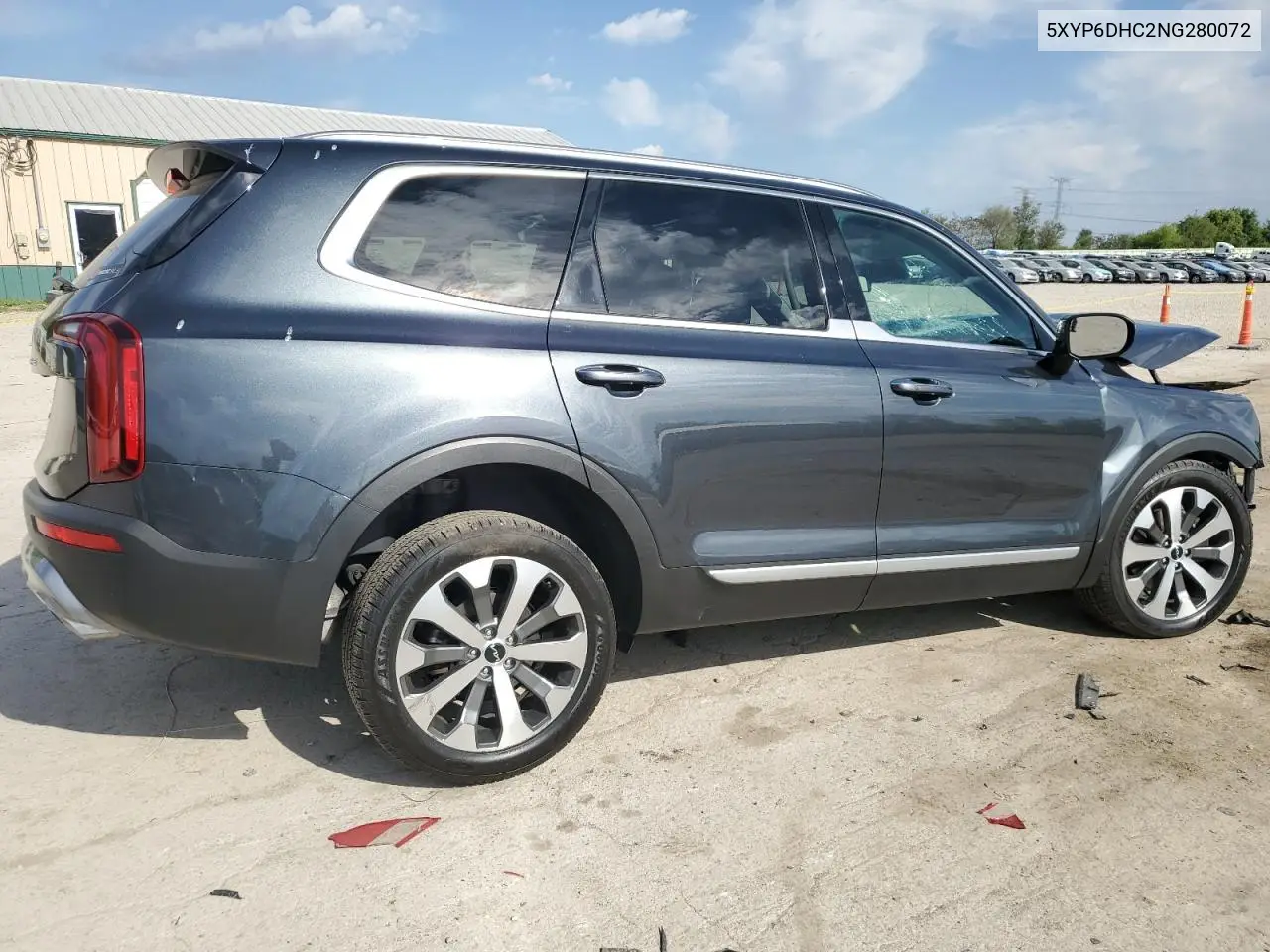 2022 Kia Telluride S VIN: 5XYP6DHC2NG280072 Lot: 56173785