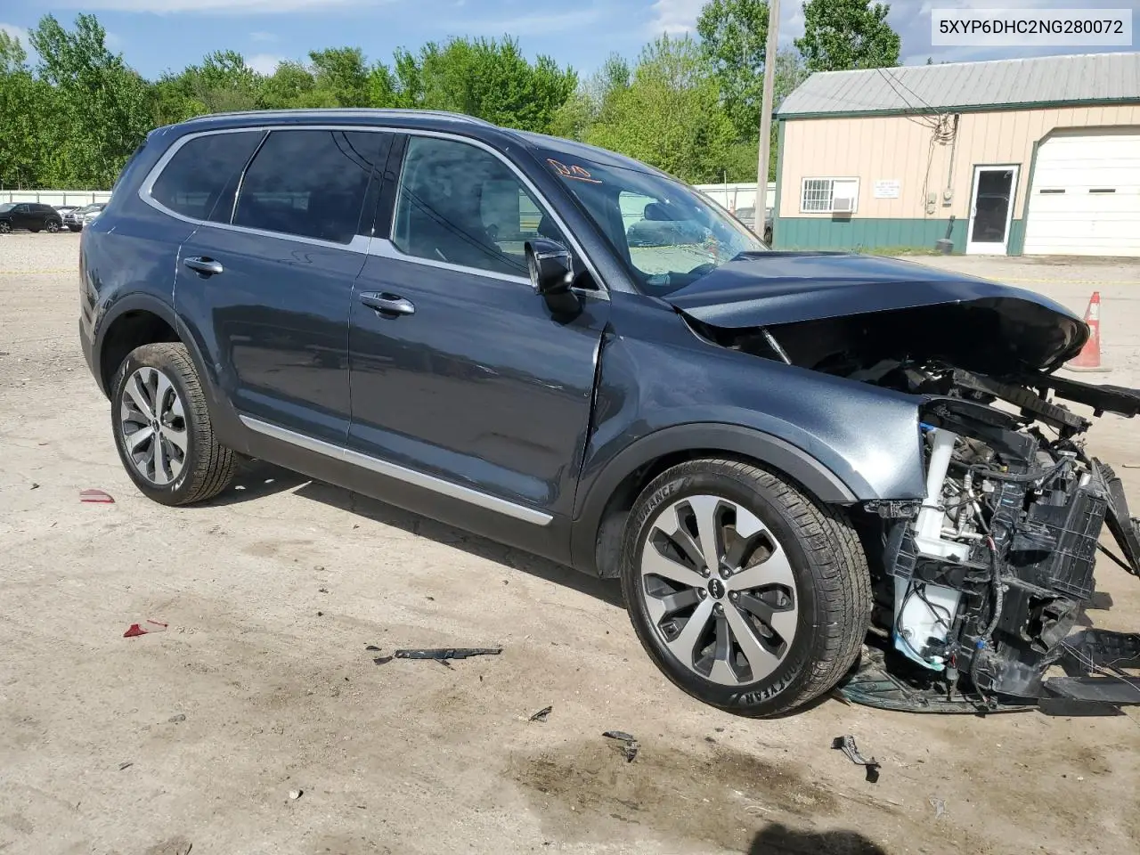 2022 Kia Telluride S VIN: 5XYP6DHC2NG280072 Lot: 56173785