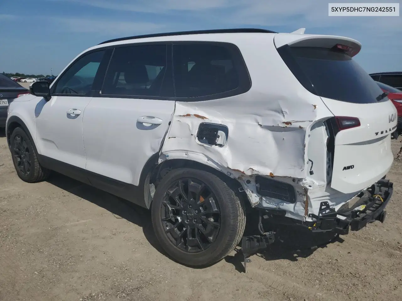 2022 Kia Telluride Sx VIN: 5XYP5DHC7NG242551 Lot: 56641575
