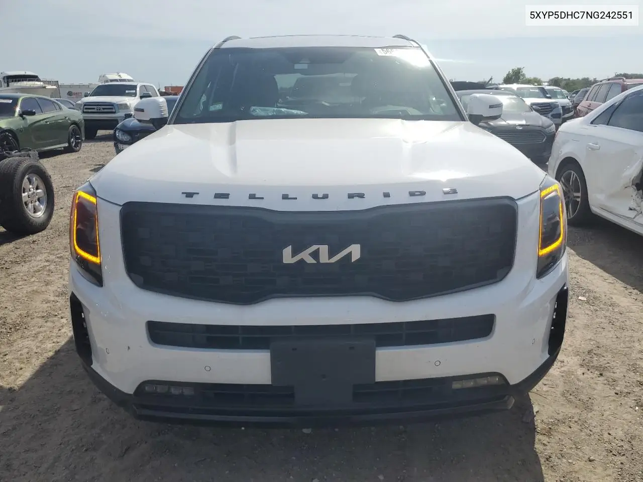 2022 Kia Telluride Sx VIN: 5XYP5DHC7NG242551 Lot: 56641575