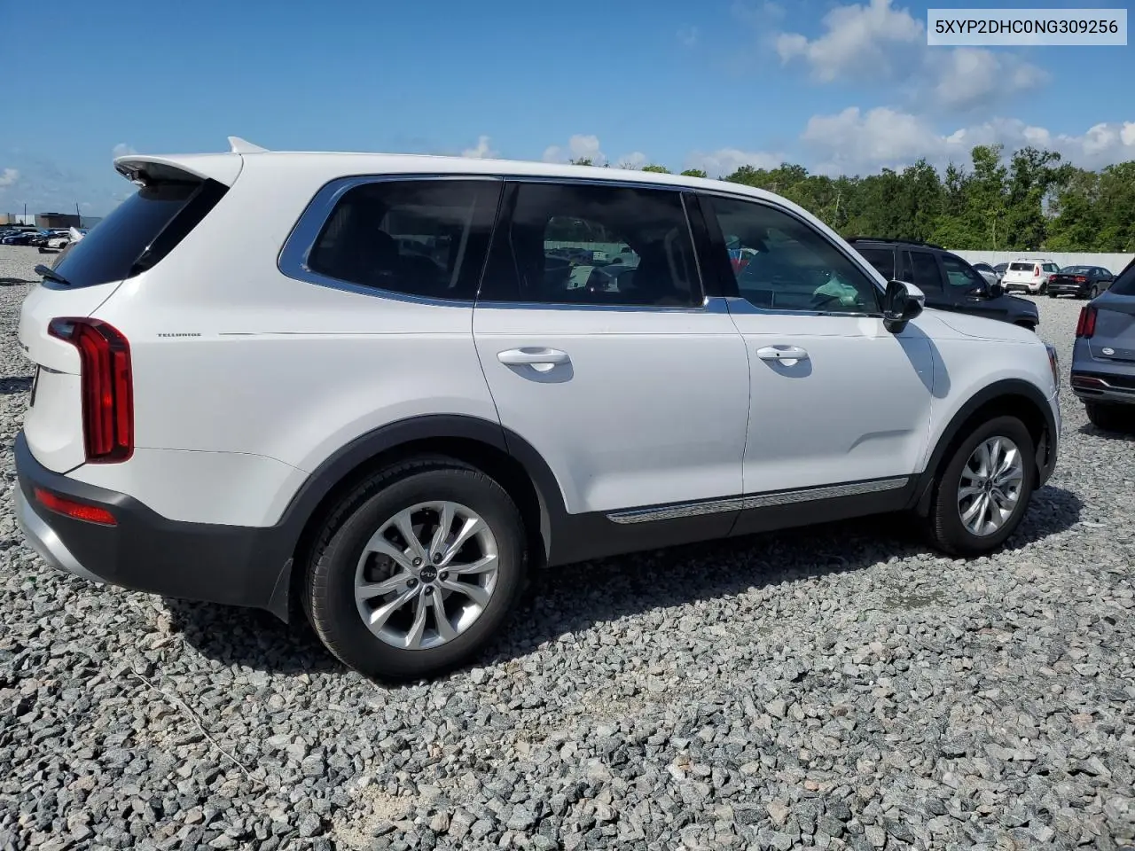 2022 Kia Telluride Lx VIN: 5XYP2DHC0NG309256 Lot: 57092545