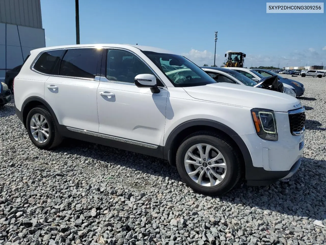2022 Kia Telluride Lx VIN: 5XYP2DHC0NG309256 Lot: 57092545