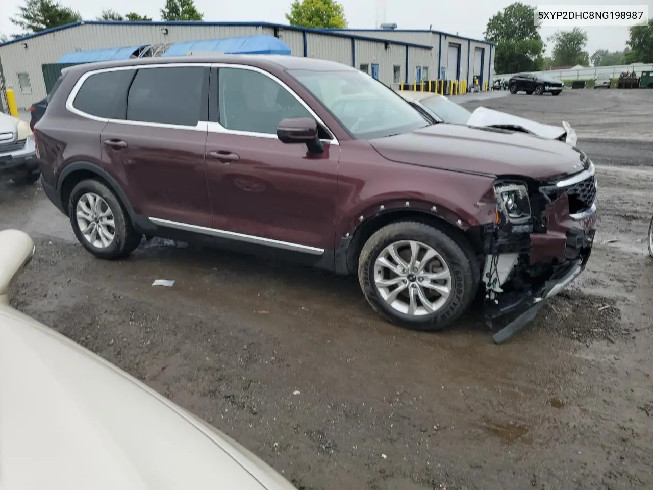 2022 Kia Telluride Lx VIN: 5XYP2DHC8NG198987 Lot: 61134265