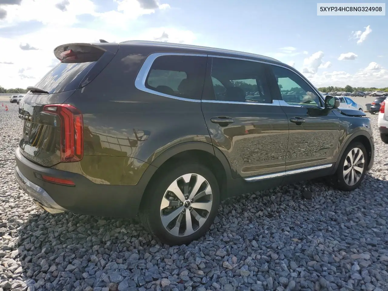 2022 Kia Telluride Ex VIN: 5XYP34HC8NG324908 Lot: 61273595