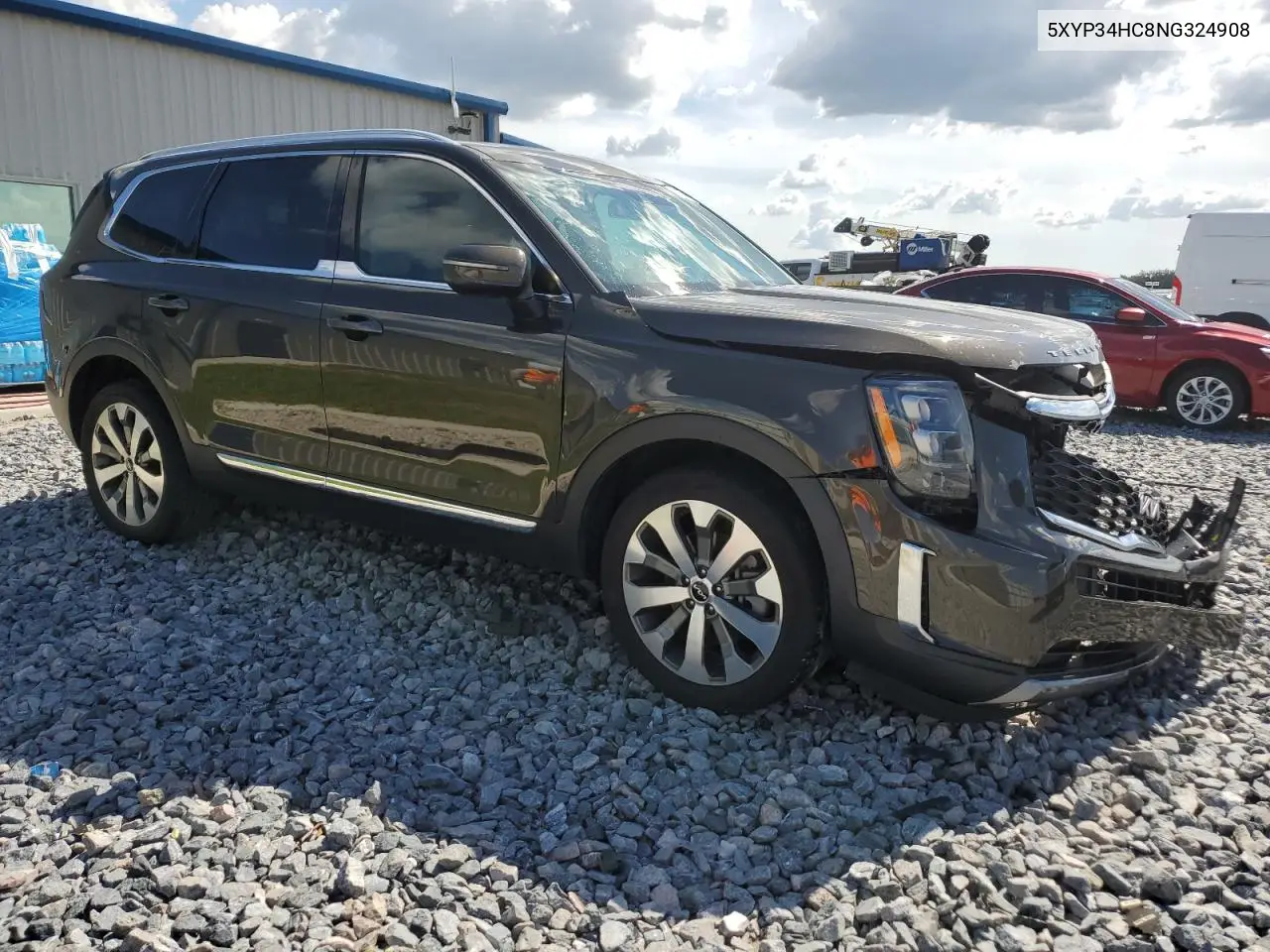 2022 Kia Telluride Ex VIN: 5XYP34HC8NG324908 Lot: 61273595