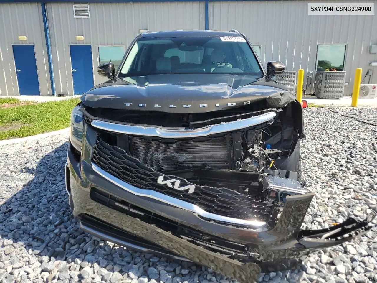 2022 Kia Telluride Ex VIN: 5XYP34HC8NG324908 Lot: 61273595