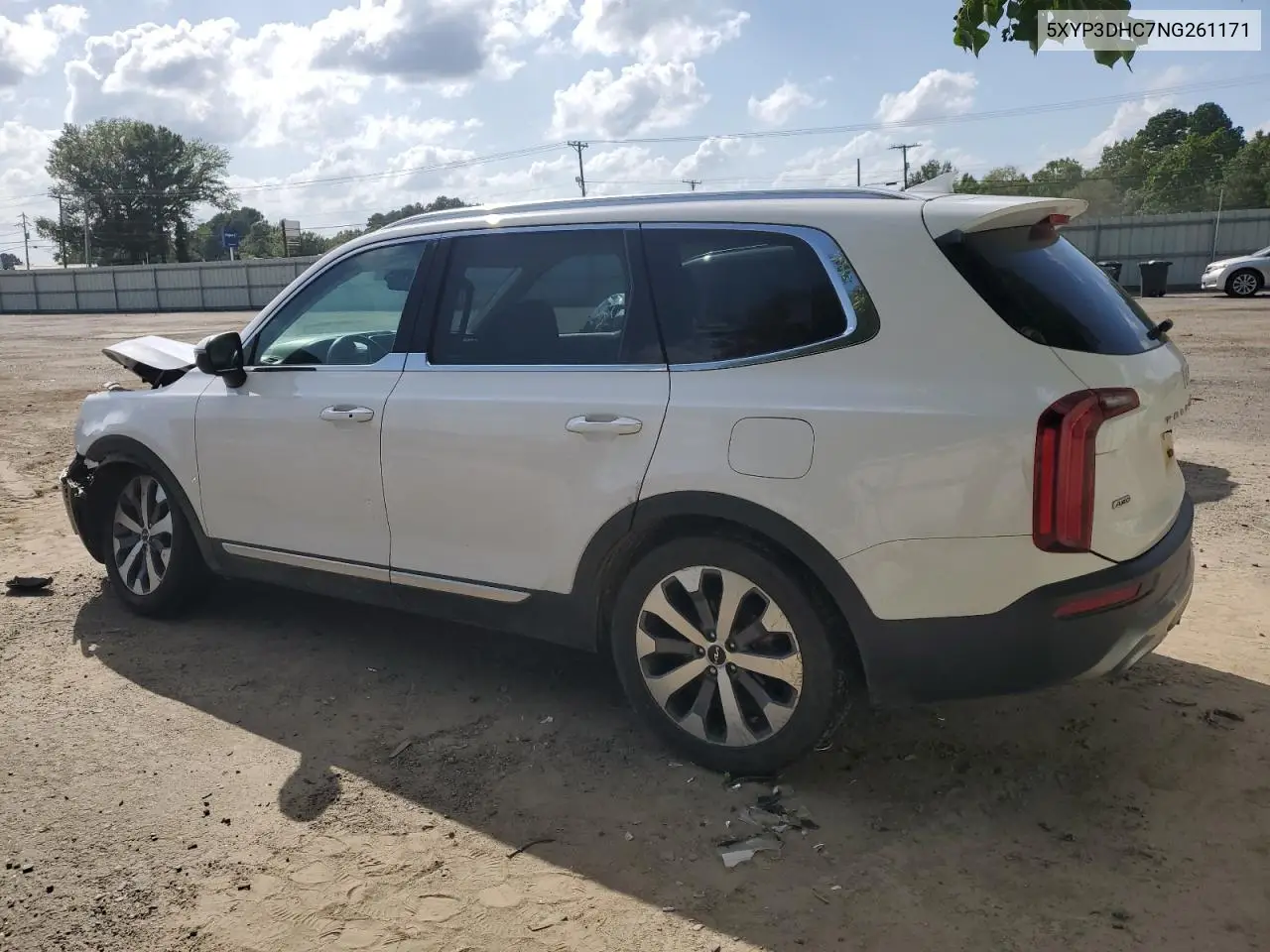 2022 Kia Telluride Ex VIN: 5XYP3DHC7NG261171 Lot: 61614335