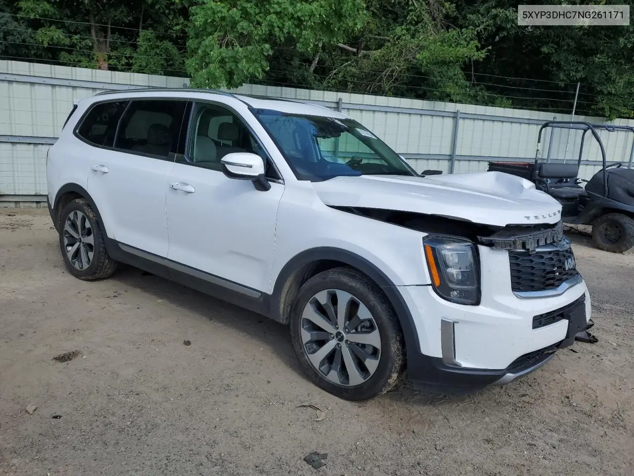 2022 Kia Telluride Ex VIN: 5XYP3DHC7NG261171 Lot: 61614335