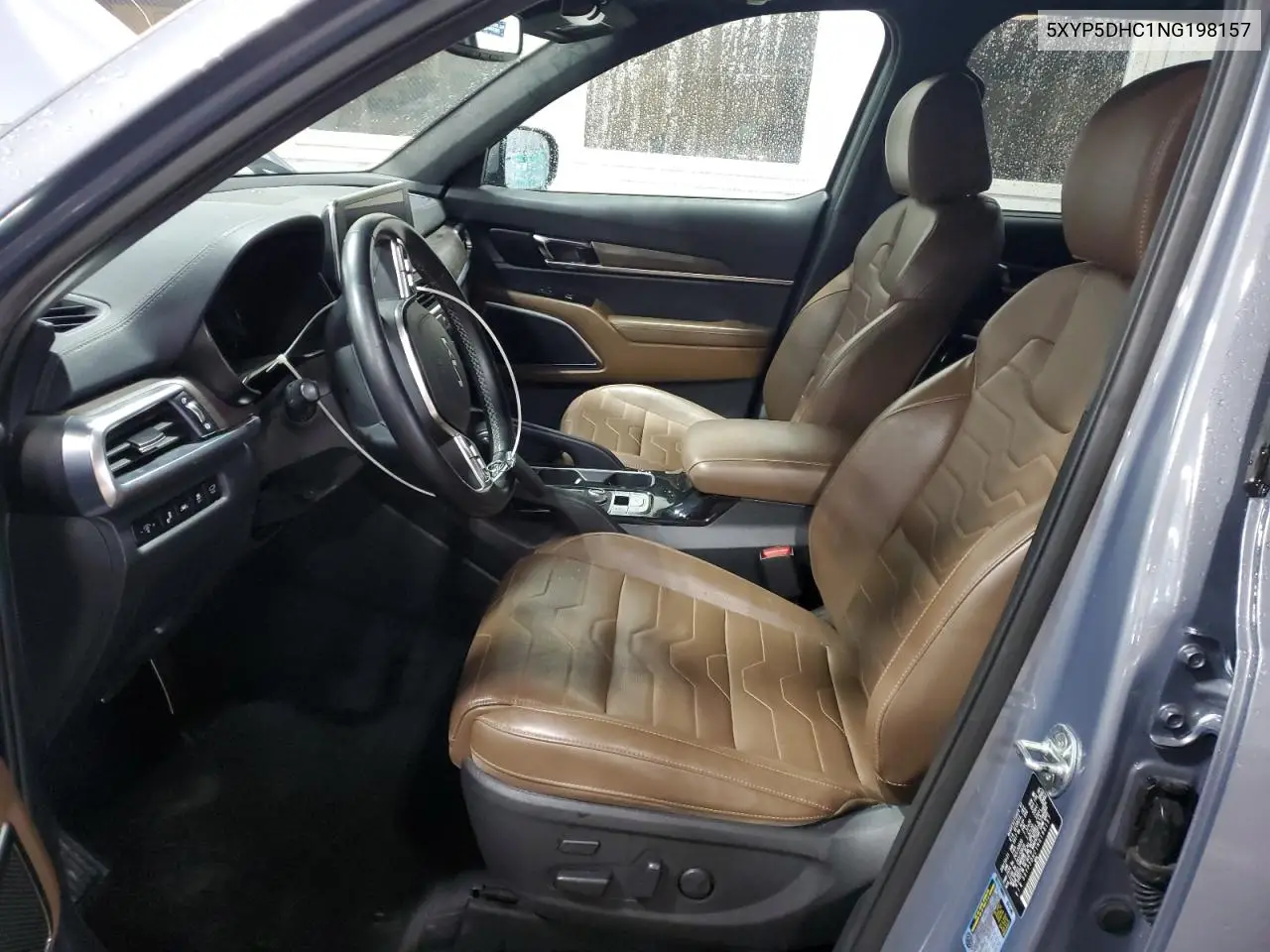 2022 Kia Telluride Sx VIN: 5XYP5DHC1NG198157 Lot: 62255655