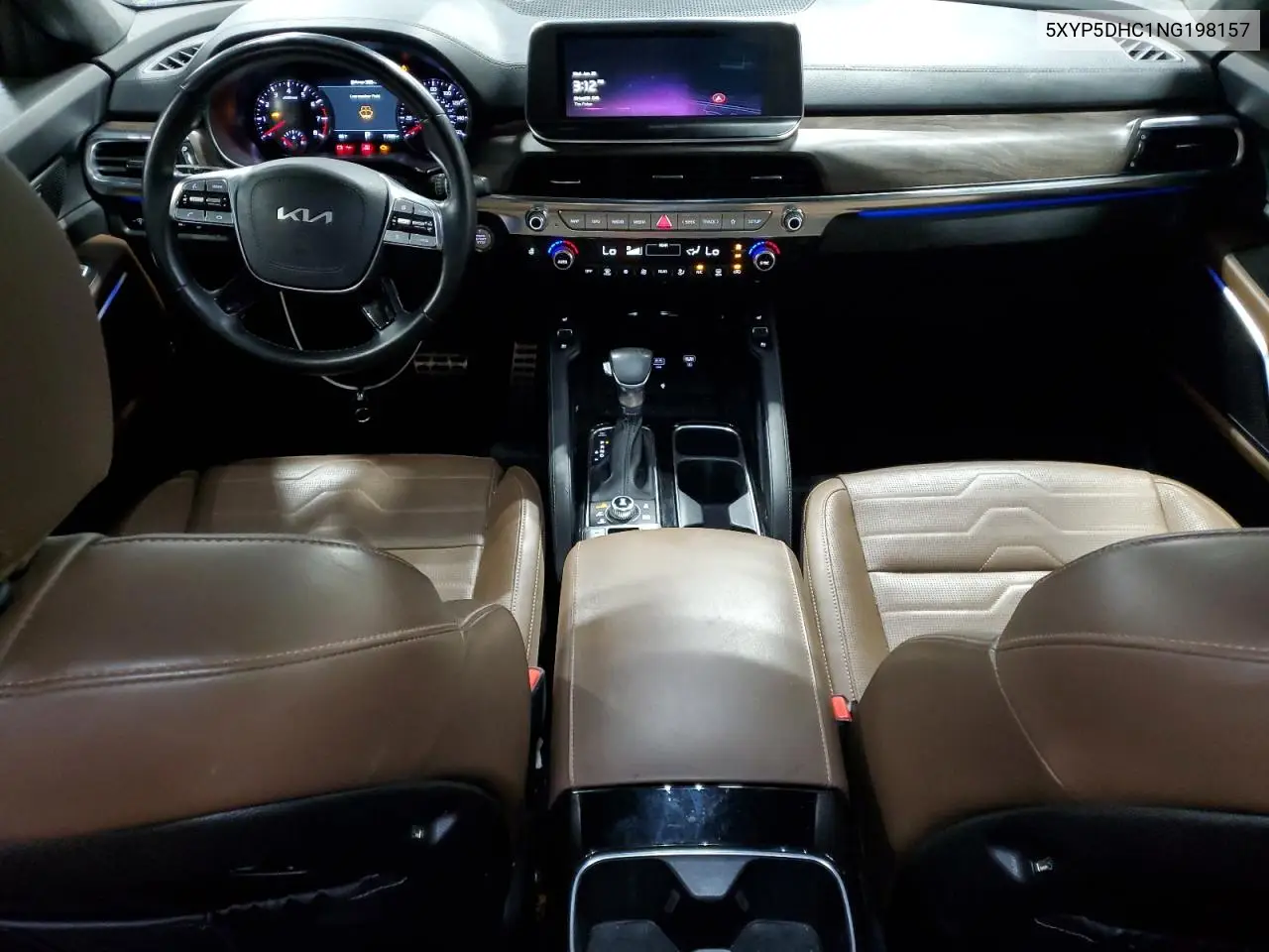2022 Kia Telluride Sx VIN: 5XYP5DHC1NG198157 Lot: 62255655