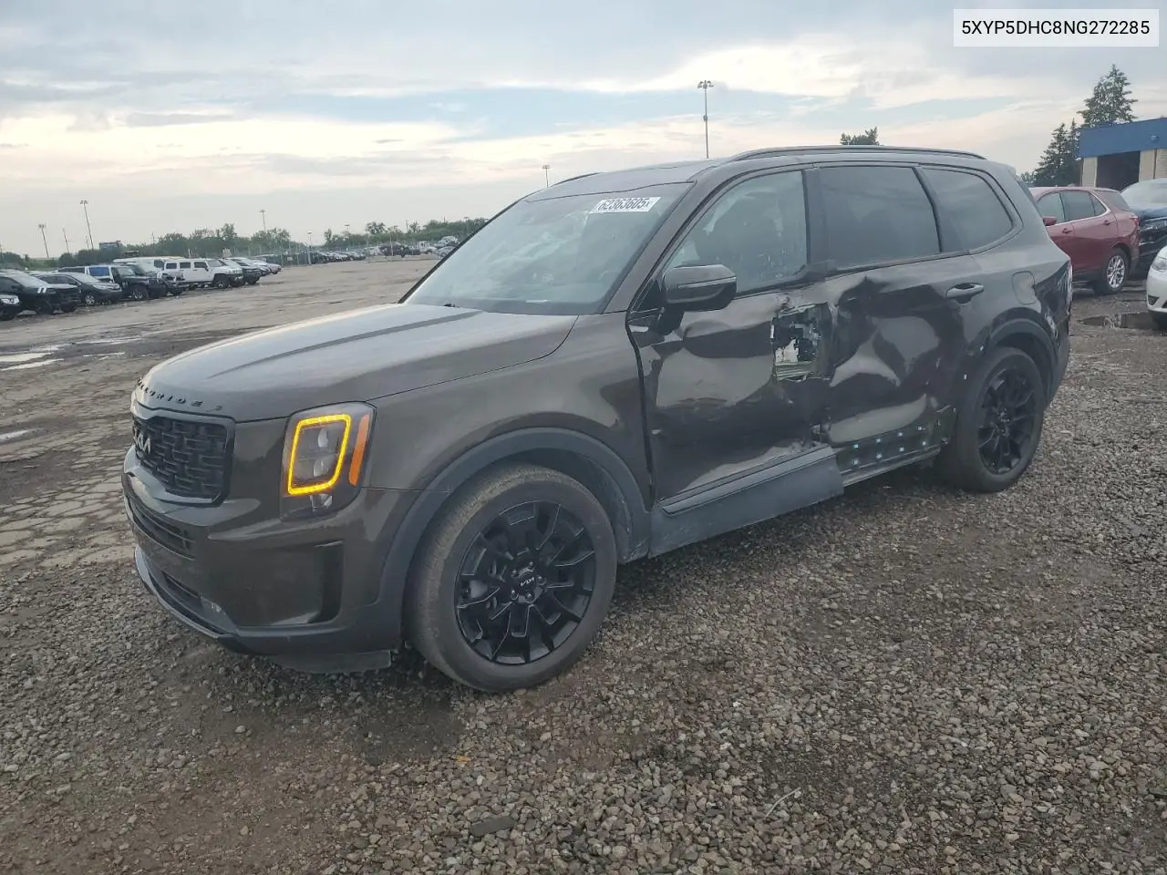 2022 Kia Telluride Sx VIN: 5XYP5DHC8NG272285 Lot: 62363605