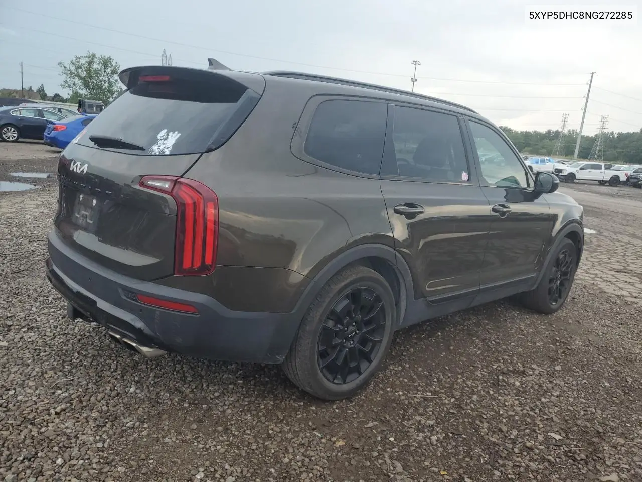 2022 Kia Telluride Sx VIN: 5XYP5DHC8NG272285 Lot: 62363605