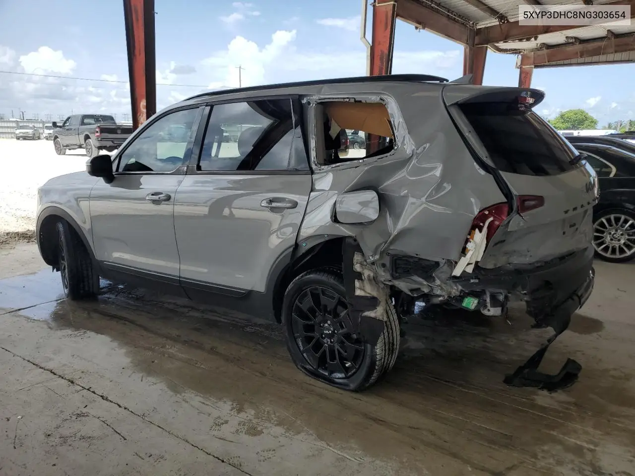 2022 Kia Telluride Ex VIN: 5XYP3DHC8NG303654 Lot: 62464765