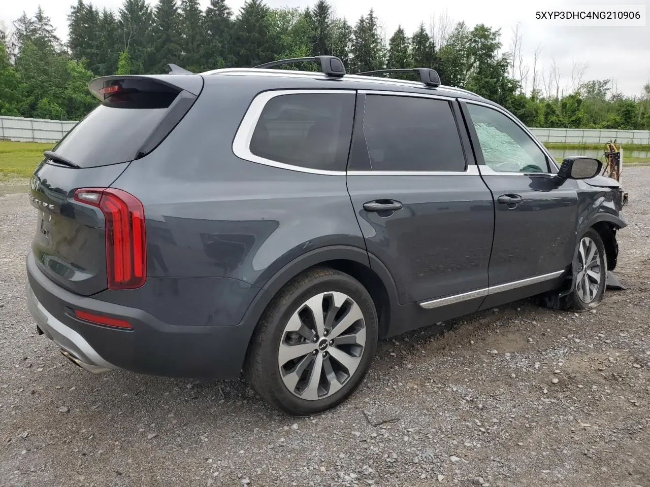 2022 Kia Telluride Ex VIN: 5XYP3DHC4NG210906 Lot: 62478615