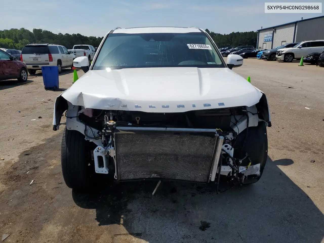 2022 Kia Telluride Sx VIN: 5XYP54HC0NG298668 Lot: 62716655