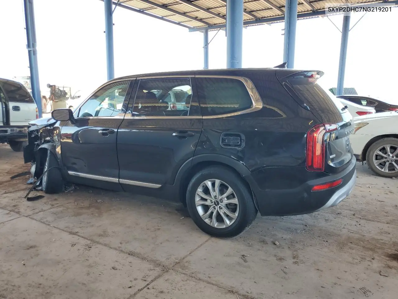 2022 Kia Telluride Lx VIN: 5XYP2DHC7NG219201 Lot: 62772145