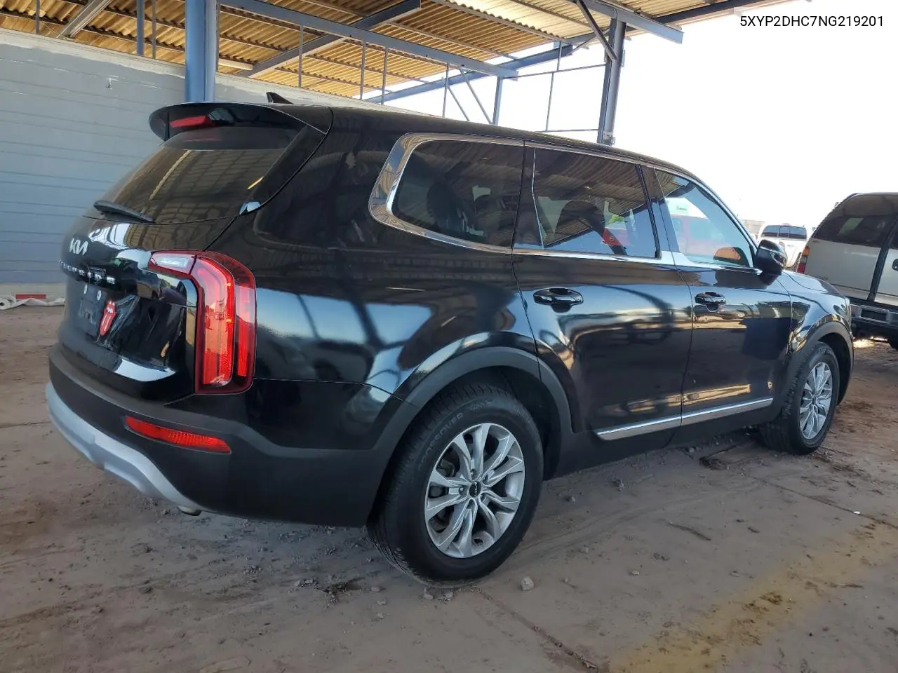 2022 Kia Telluride Lx VIN: 5XYP2DHC7NG219201 Lot: 62772145