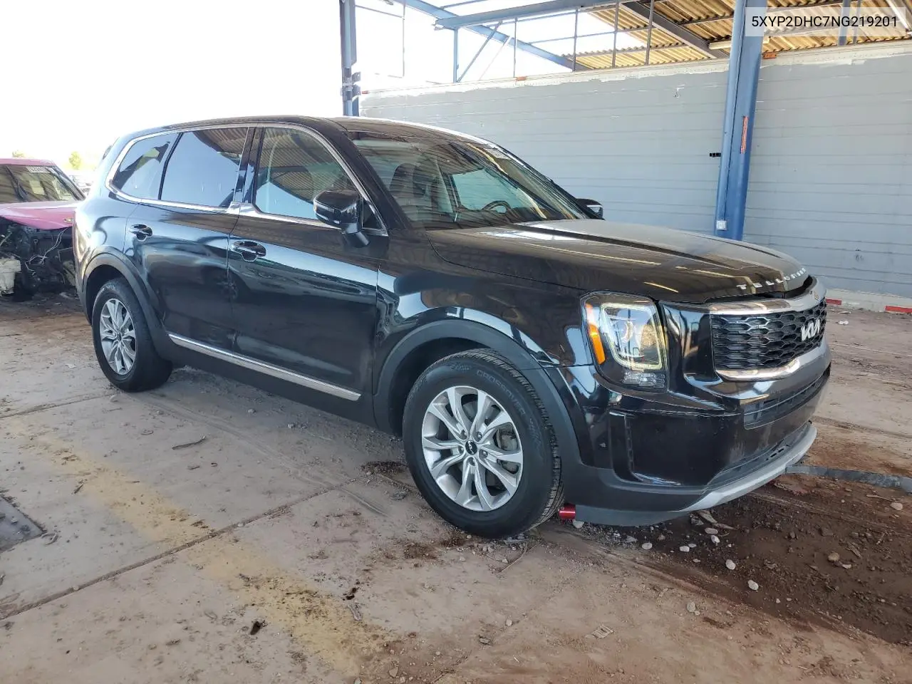 2022 Kia Telluride Lx VIN: 5XYP2DHC7NG219201 Lot: 62772145