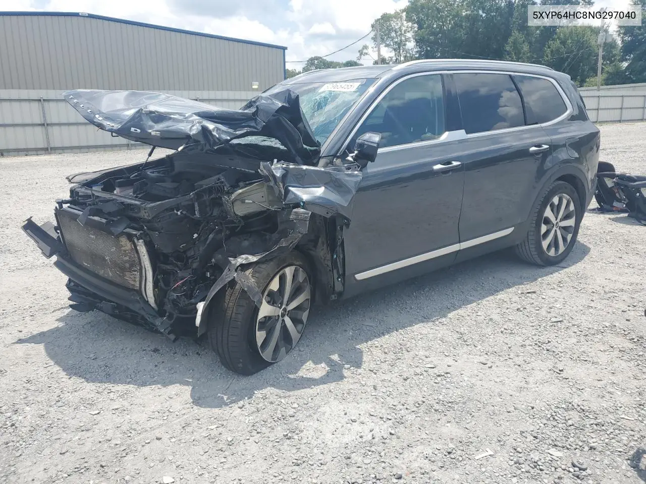2022 Kia Telluride S VIN: 5XYP64HC8NG297040 Lot: 62965455