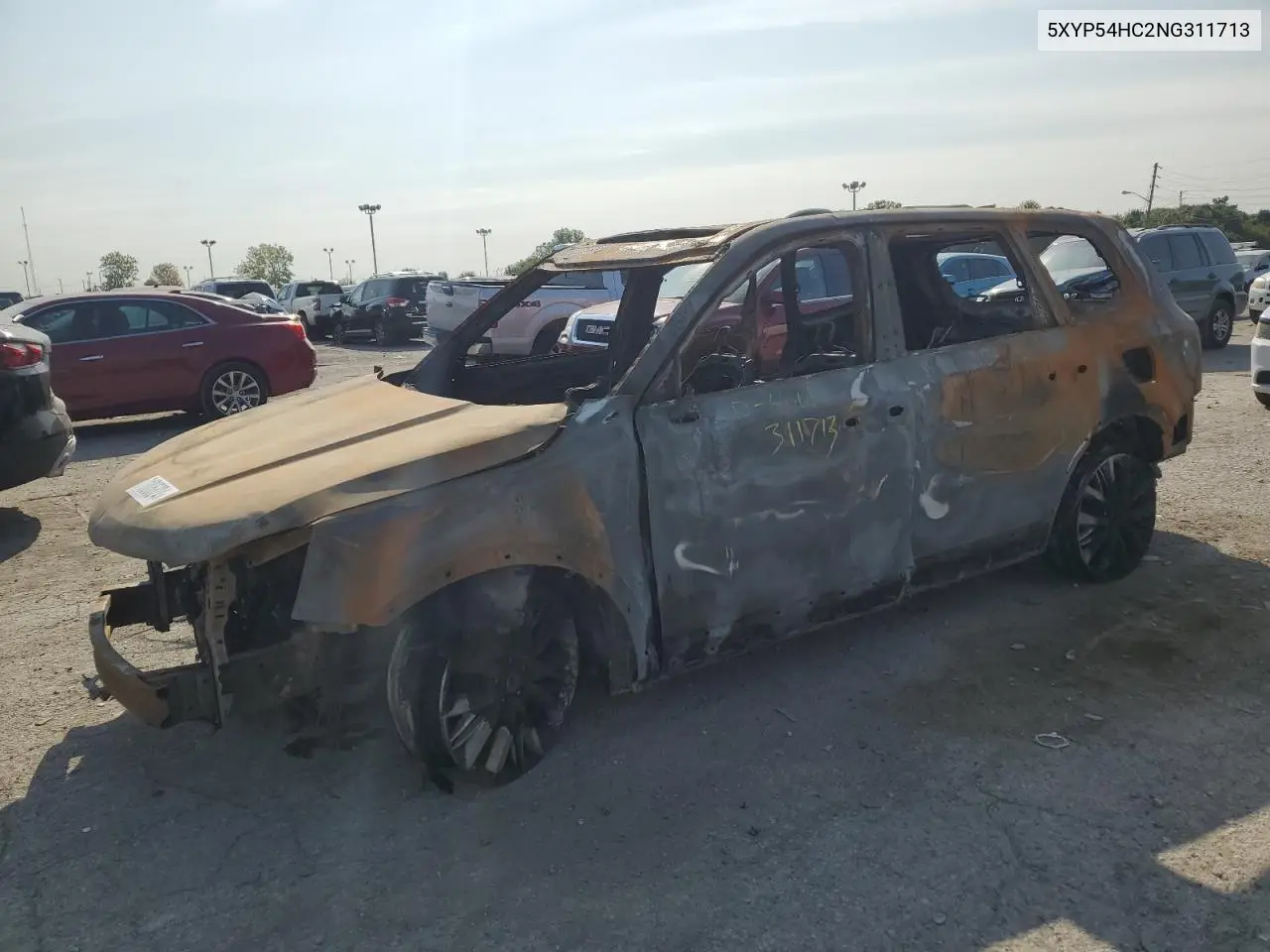 2022 Kia Telluride Sx VIN: 5XYP54HC2NG311713 Lot: 71005324
