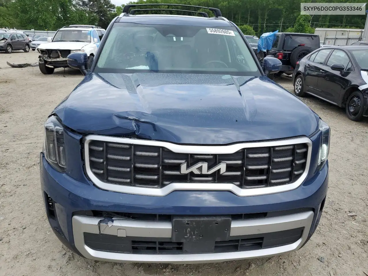 2023 Kia Telluride S VIN: 5XYP6DGC0PG353346 Lot: 55892605