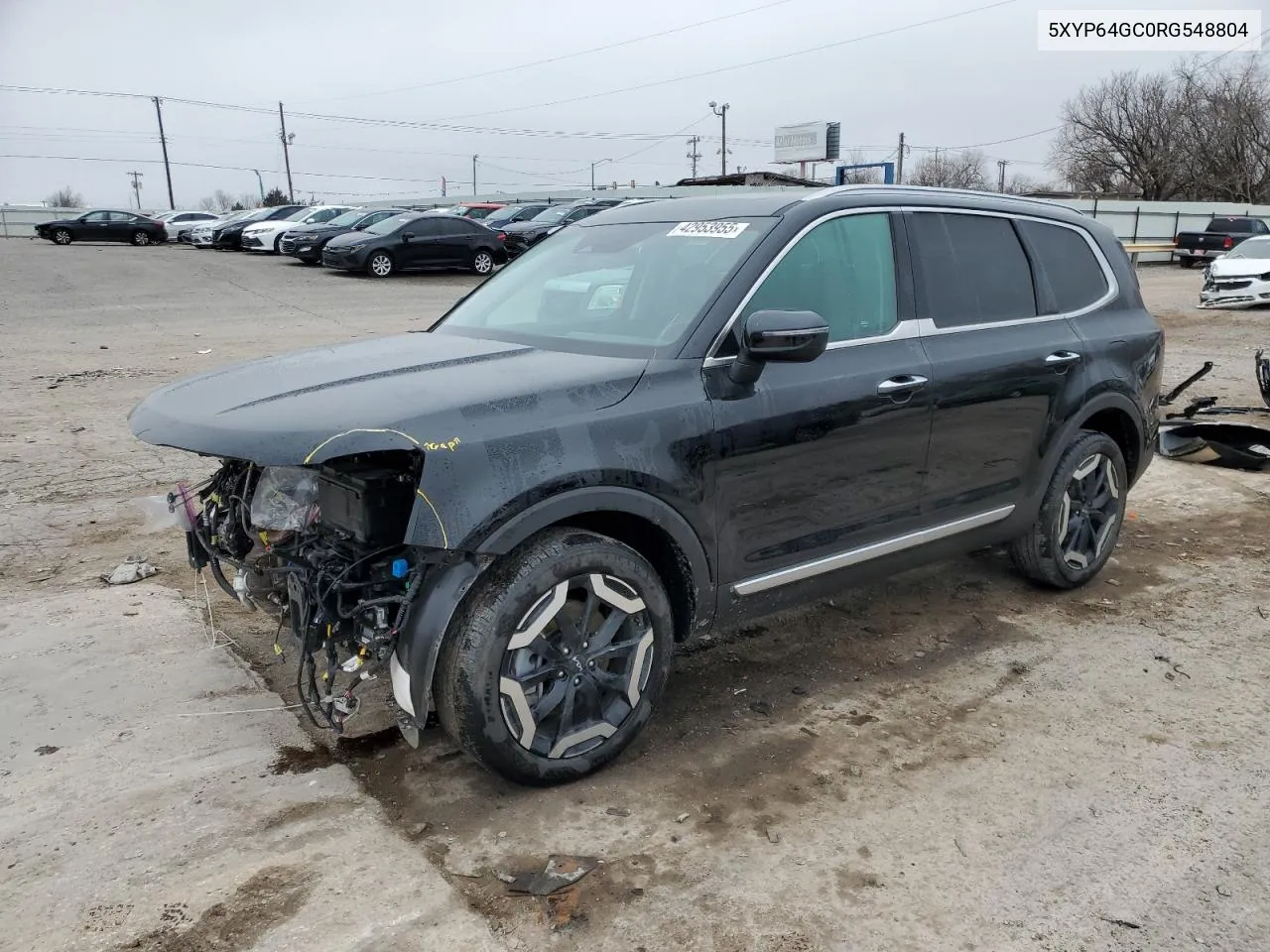2024 Kia Telluride S VIN: 5XYP64GC0RG548804 Lot: 42953955