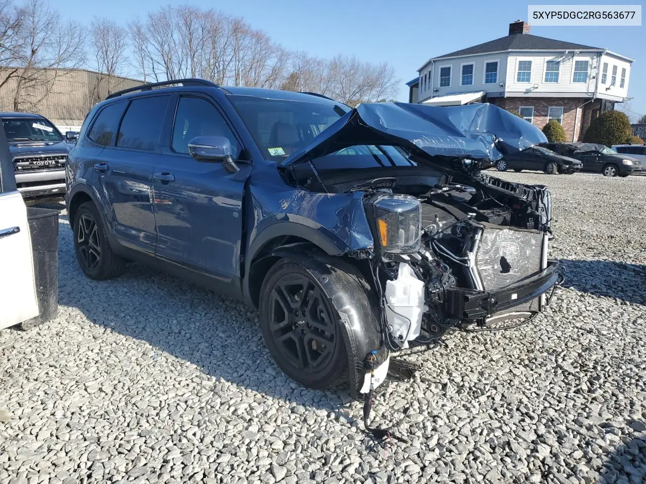 2024 Kia Telluride Sx VIN: 5XYP5DGC2RG563677 Lot: 48695545