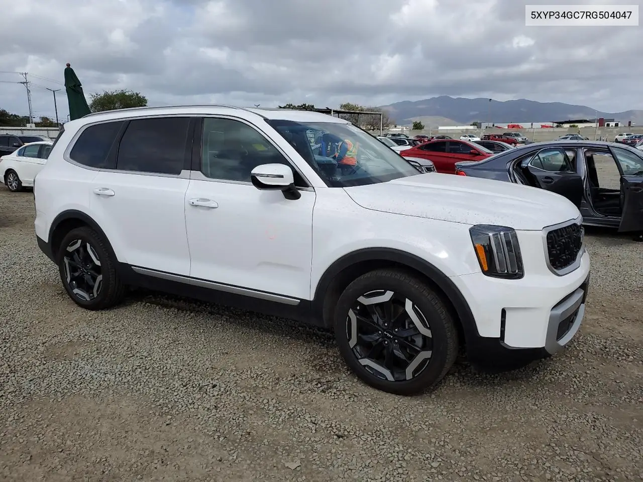 2024 Kia Telluride Ex VIN: 5XYP34GC7RG504047 Lot: 51299345