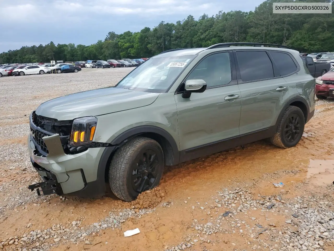 2024 Kia Telluride Sx VIN: 5XYP5DGCXRG500326 Lot: 55867255