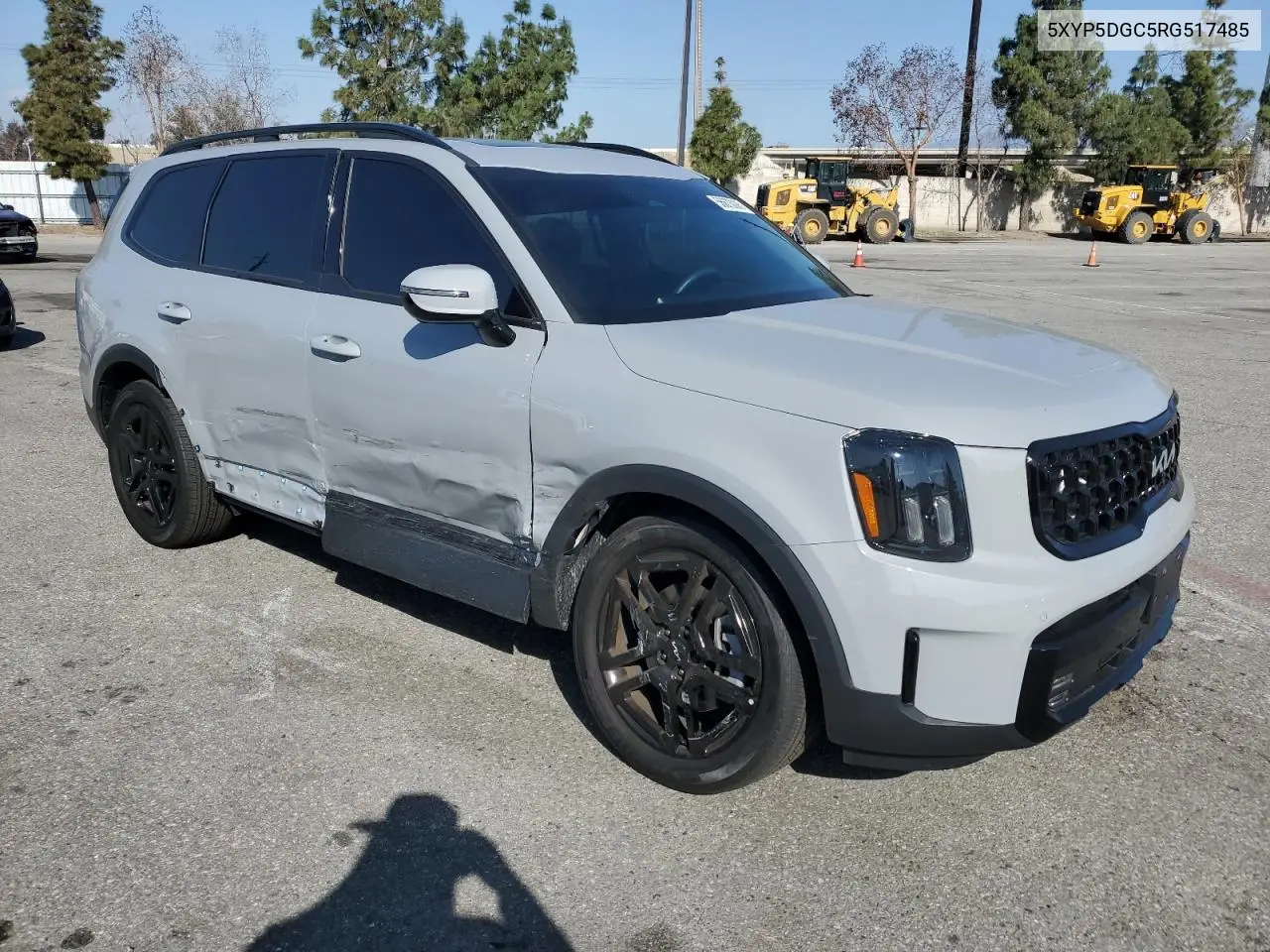 2024 Kia Telluride Sx VIN: 5XYP5DGC5RG517485 Lot: 56673085