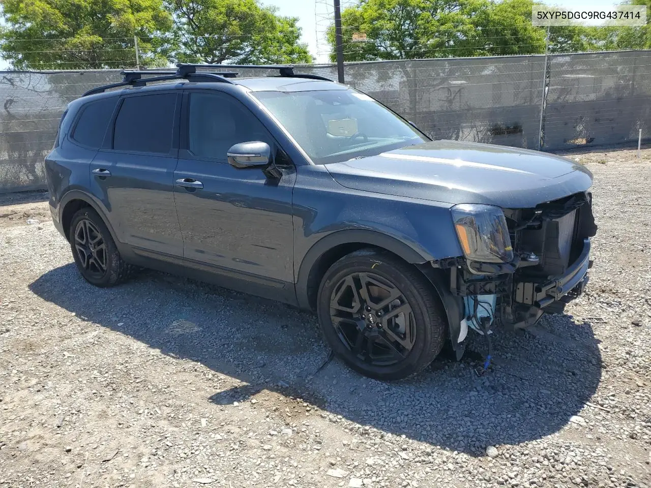 2024 Kia Telluride Sx VIN: 5XYP5DGC9RG437414 Lot: 56765505