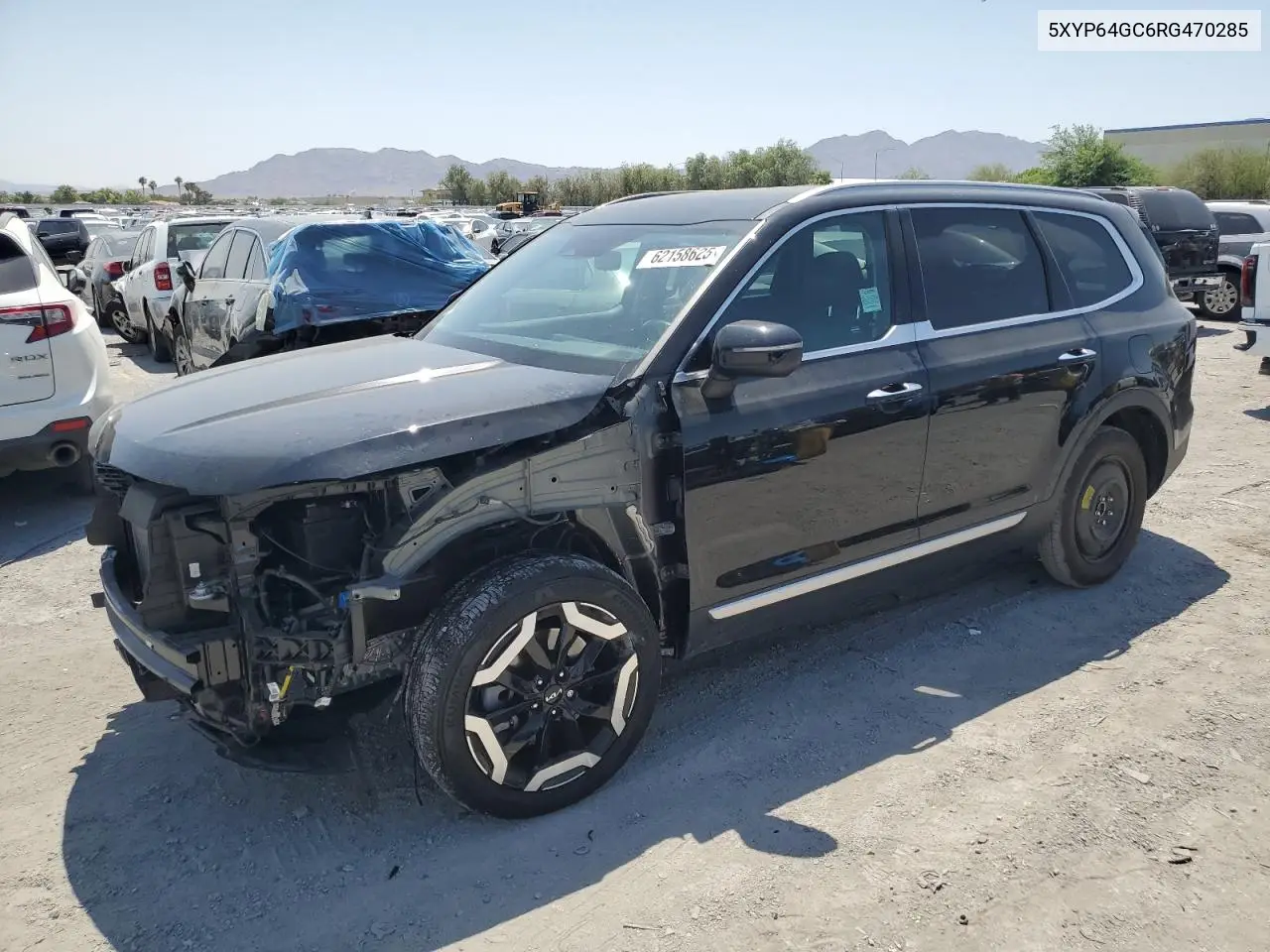 2024 Kia Telluride S VIN: 5XYP64GC6RG470285 Lot: 62158625