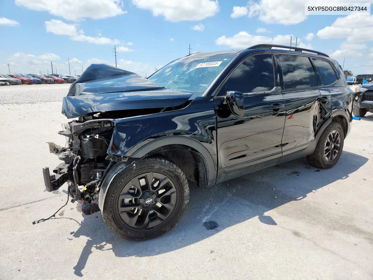 2024 Kia Telluride Sx VIN: 5XYP5DGC8RG427344 Lot: 62700035