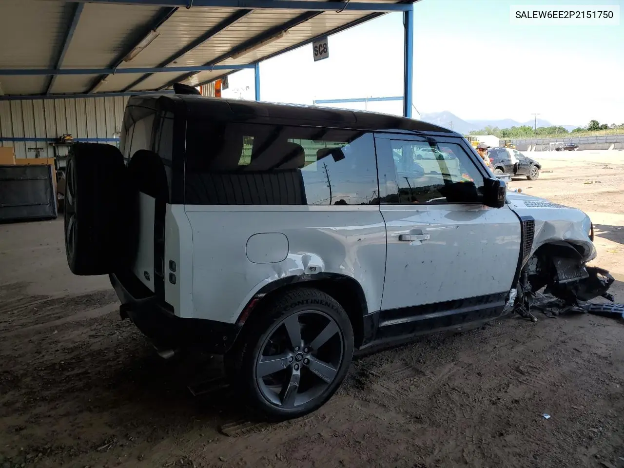 2023 Land Rover Defender 90 VIN: SALEW6EE2P2151750 Lot: 62584405