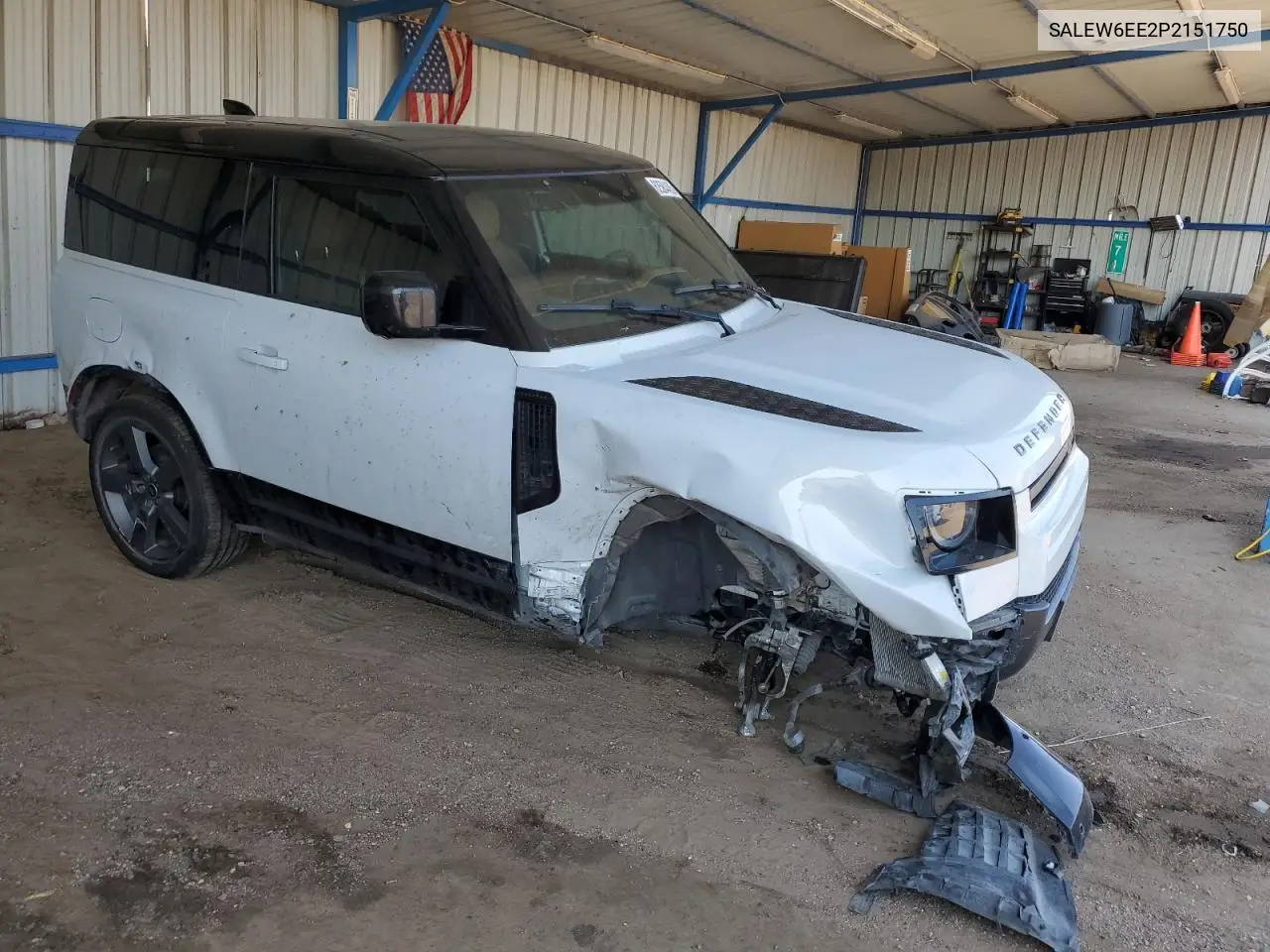 2023 Land Rover Defender 90 VIN: SALEW6EE2P2151750 Lot: 62584405