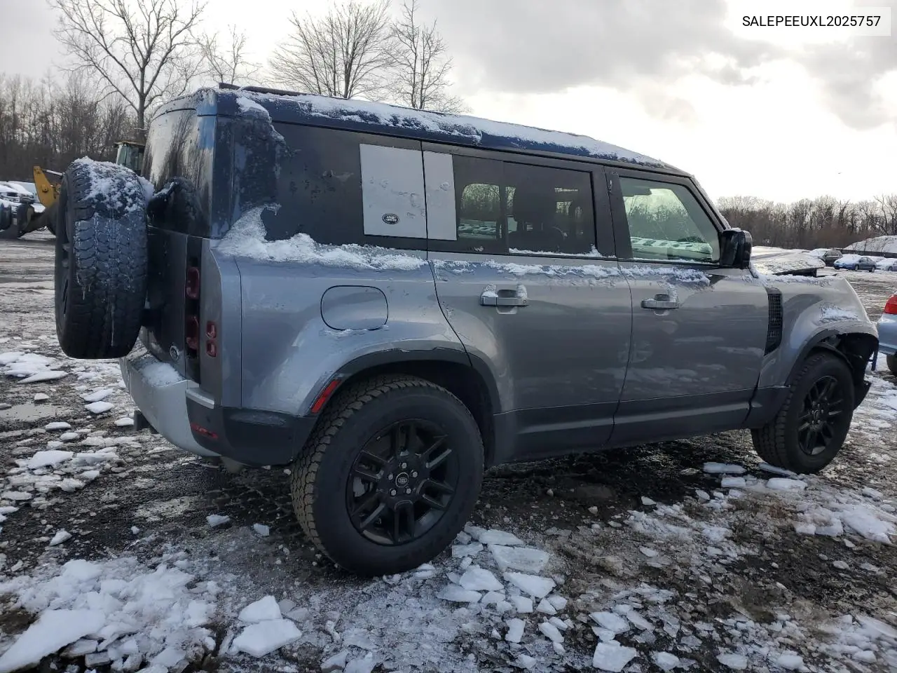 2020 Land Rover Defender 110 Se VIN: SALEPEEUXL2025757 Lot: 45611755