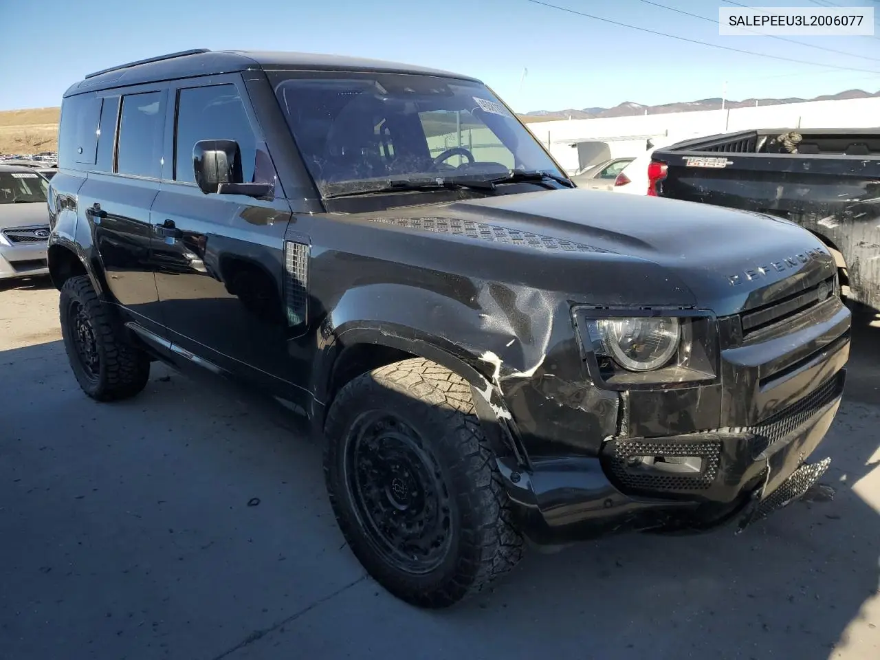 2020 Land Rover Defender 110 Se VIN: SALEPEEU3L2006077 Lot: 46081375