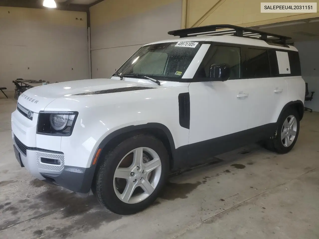 2020 Land Rover Defender 110 Se VIN: SALEPEEU4L2031151 Lot: 48975105
