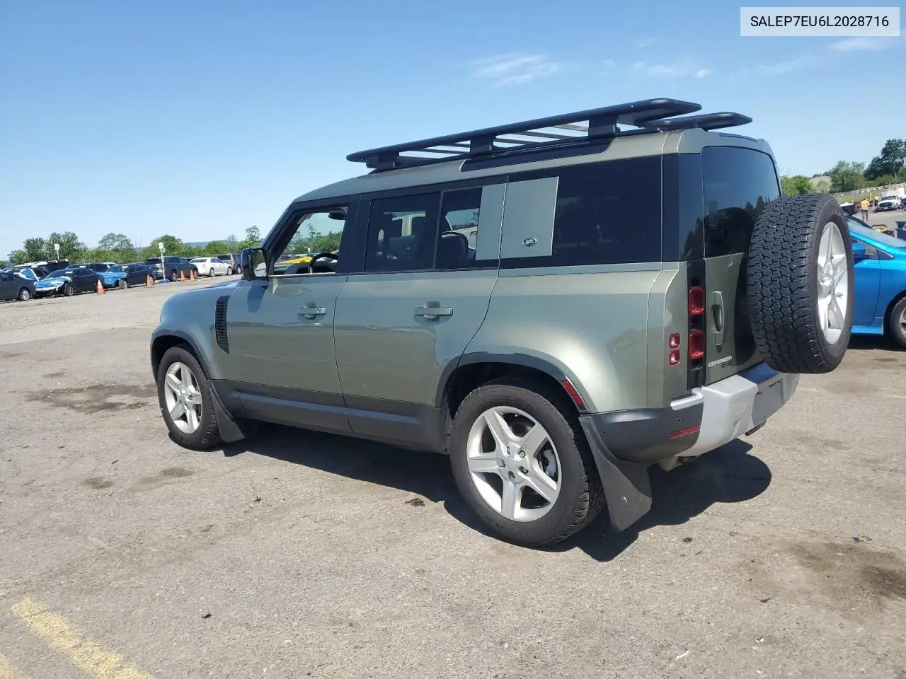 2020 Land Rover Defender 110 Se VIN: SALEP7EU6L2028716 Lot: 54876355