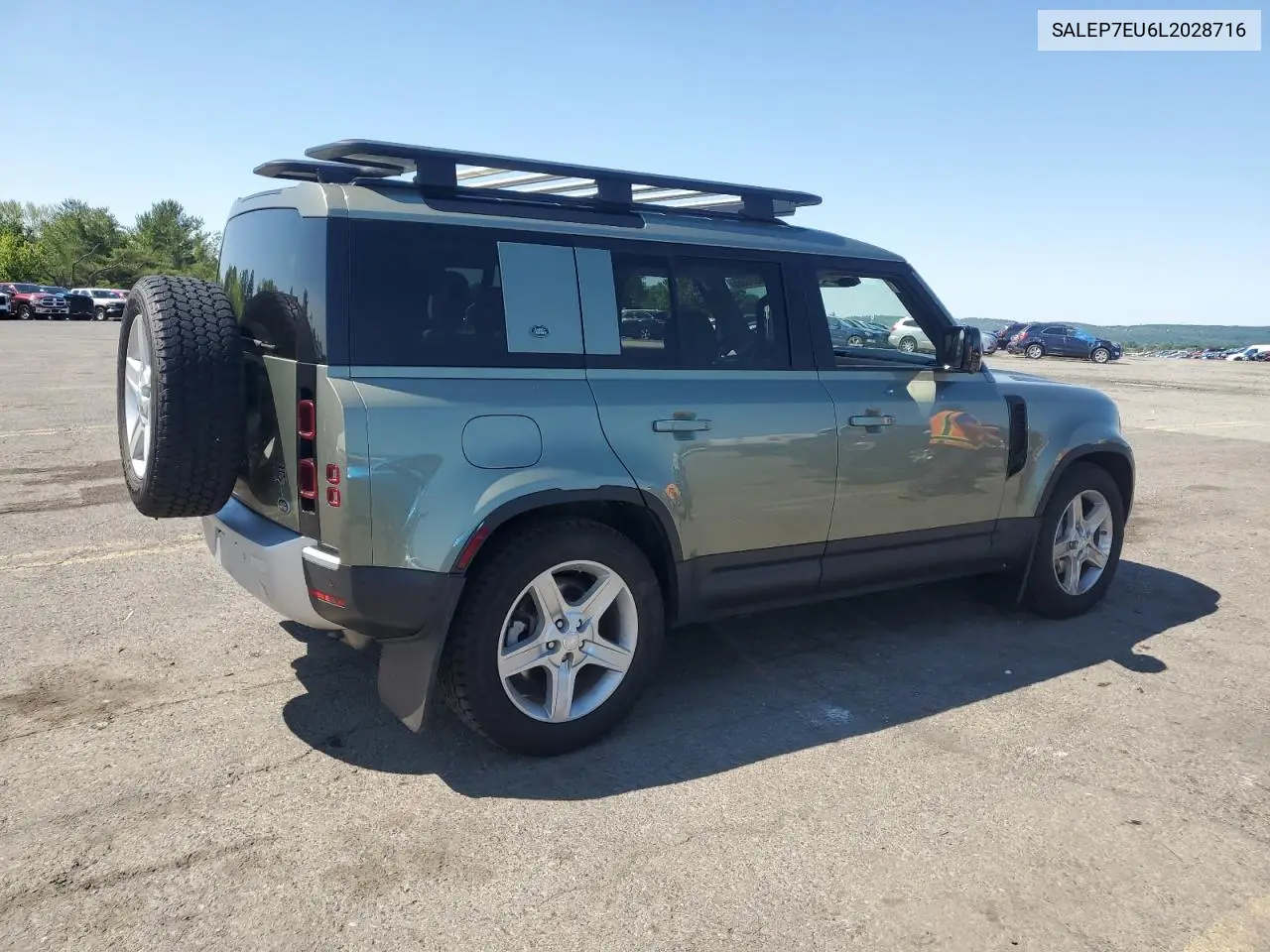 2020 Land Rover Defender 110 Se VIN: SALEP7EU6L2028716 Lot: 54876355