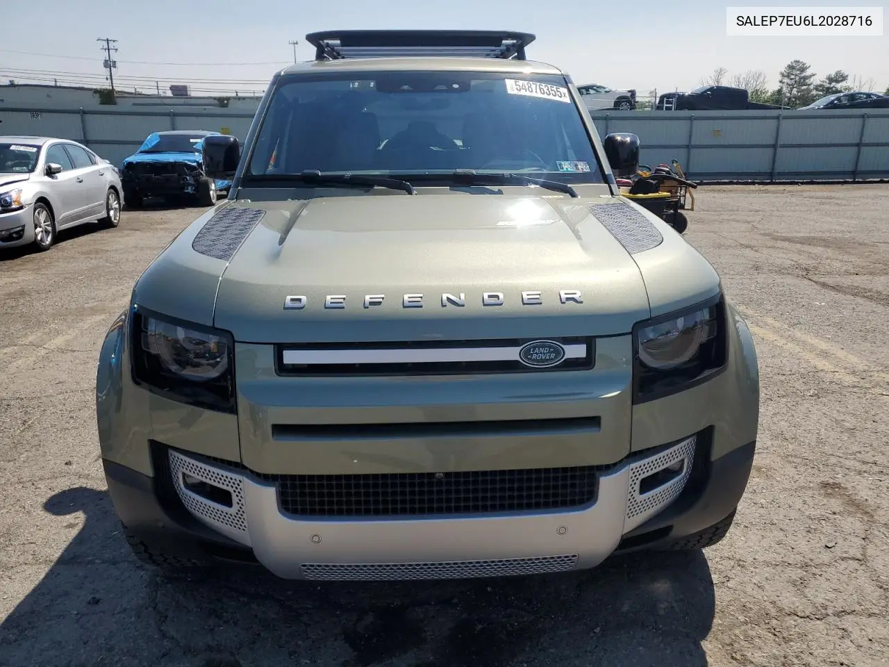 2020 Land Rover Defender 110 Se VIN: SALEP7EU6L2028716 Lot: 54876355