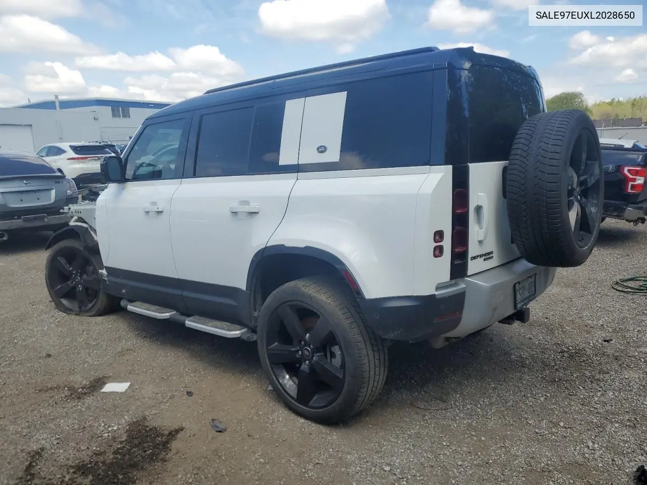 2020 Land Rover Defender 110 Hse VIN: SALE97EUXL2028650 Lot: 57315905