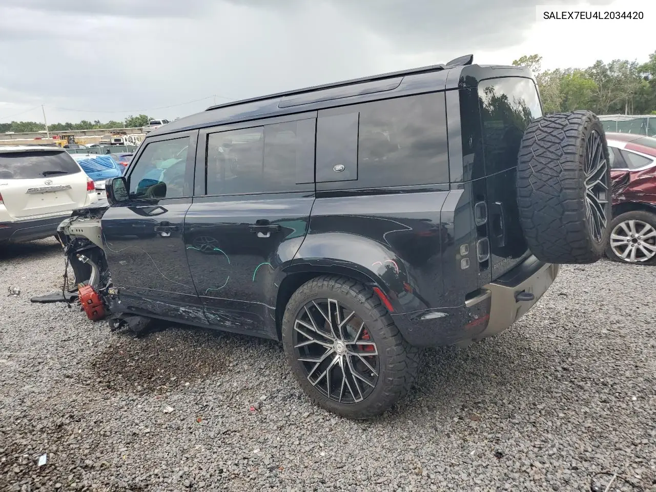 2020 Land Rover Defender 110 X VIN: SALEX7EU4L2034420 Lot: 59281815
