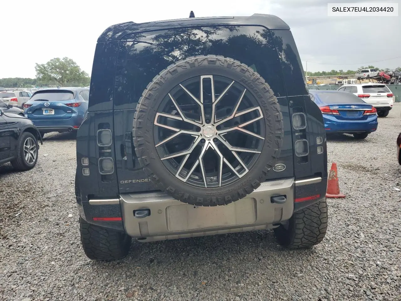 2020 Land Rover Defender 110 X VIN: SALEX7EU4L2034420 Lot: 59281815