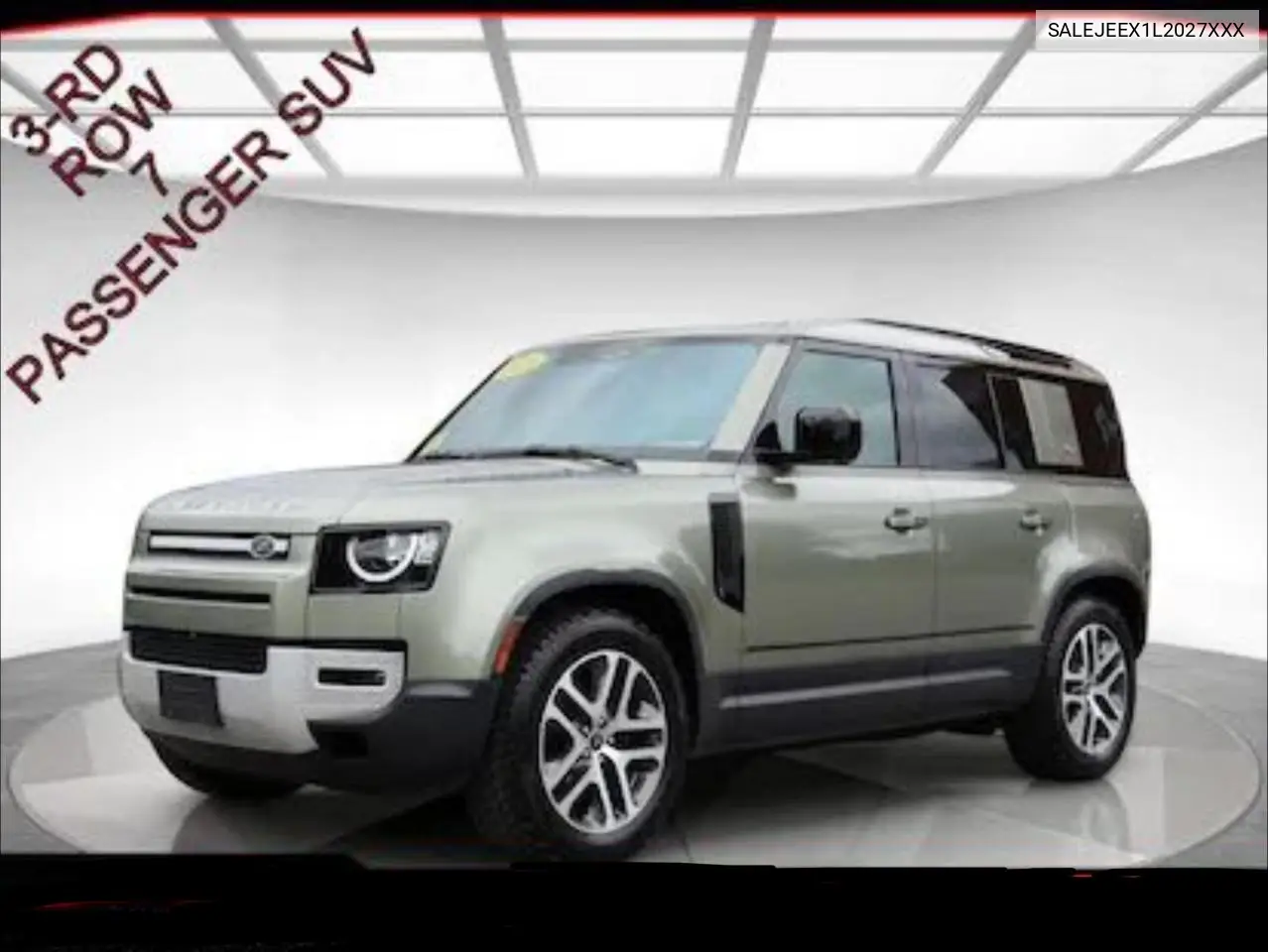2020 Land Rover Defender 110 S VIN: SALEJEEX1L2027XXX Lot: 60865155