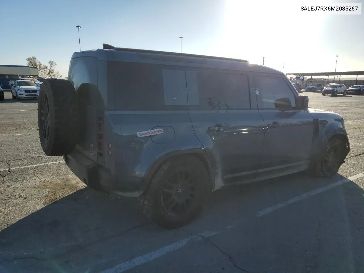 2021 Land Rover Defender 110 S VIN: SALEJ7RX6M2035267 Lot: 41673735
