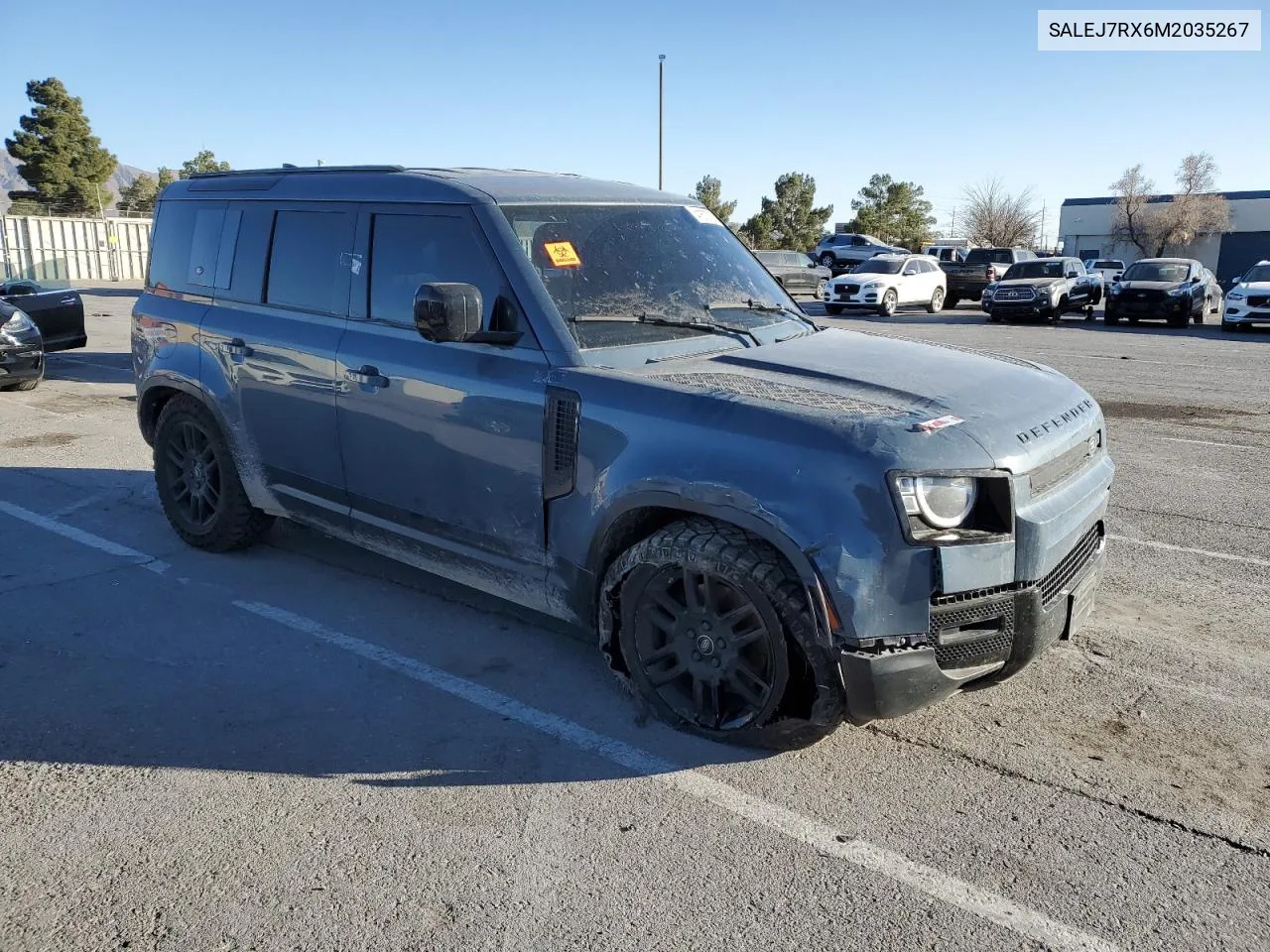 2021 Land Rover Defender 110 S VIN: SALEJ7RX6M2035267 Lot: 41673735