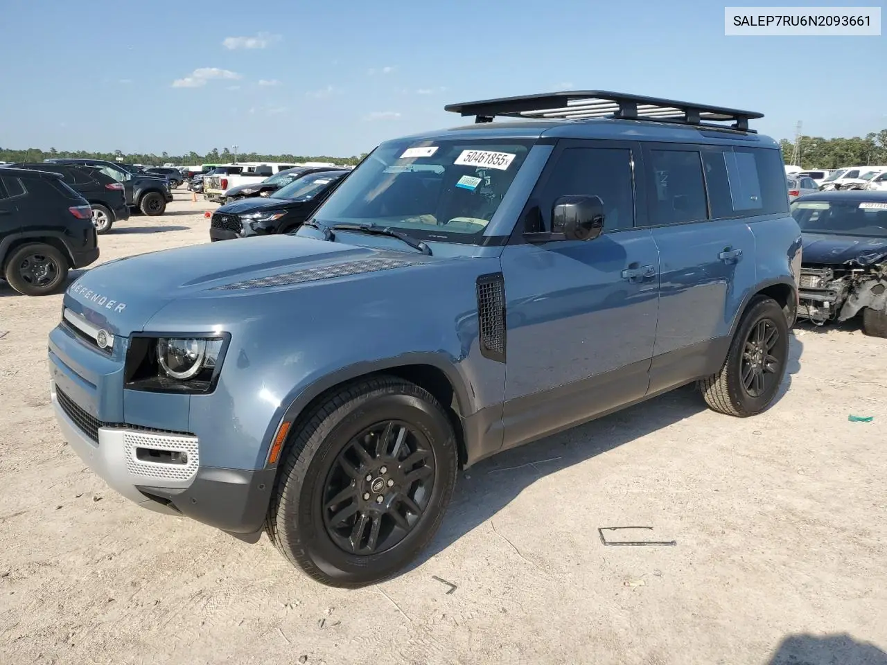2022 Land Rover Defender 110 Se VIN: SALEP7RU6N2093661 Lot: 50461855